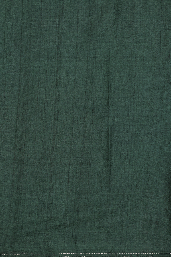 Tussar Silk Saree In Purple Rose With Hand Embroidered Pallu