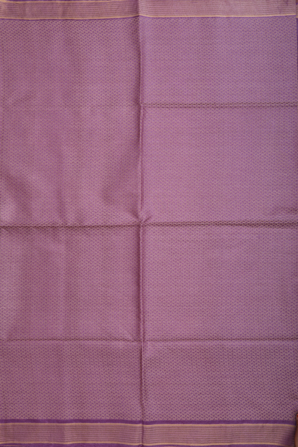Tussar Silk Saree In Purple With Allover Design