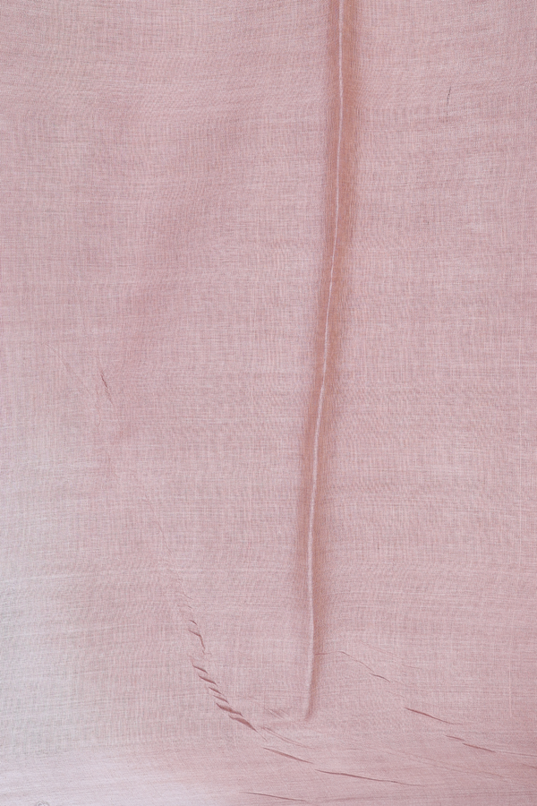 Tussar Silk Saree In Red With Allover Buttas