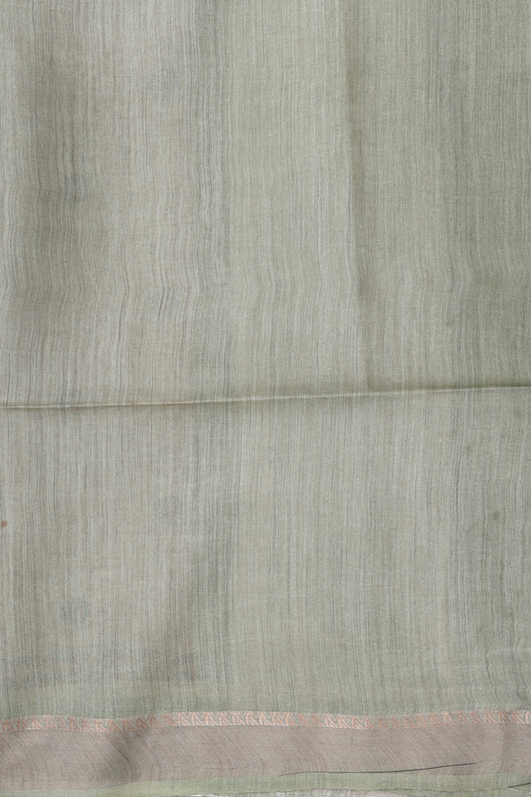 Tussar Silk Saree In Rose Beige With Printed Buttas