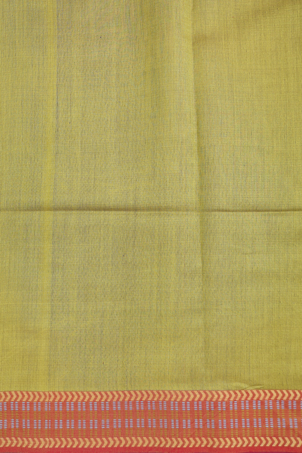 Tussar Silk Saree In Teal Blue With Contrast Border