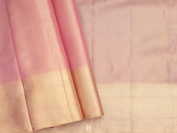 Twill Weave Border Tissue Dual Tone Kanchipuram Blouse Material