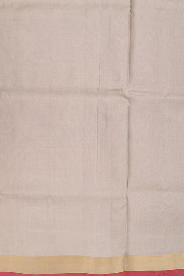 Uppada Silk Saree In Coffee Cream With Zari Buttas