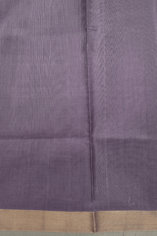 Uppada Silk Saree In Dusty Grape With Rain Drop Buttas