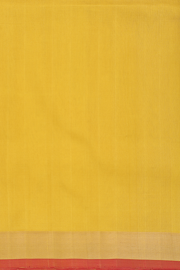 Uppada Silk Saree In Honey Yellow With Zari Buttis