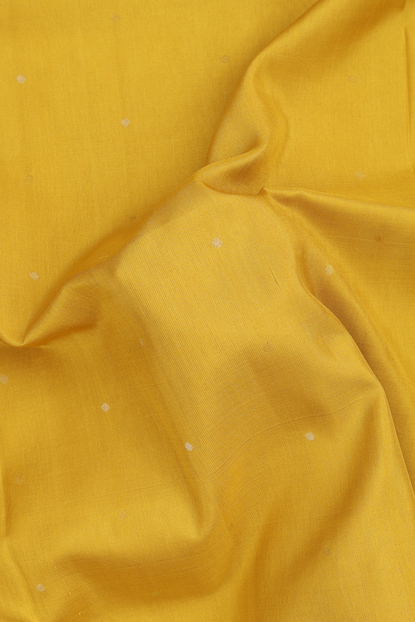 Uppada Silk Saree In Honey Yellow With Zari Buttis