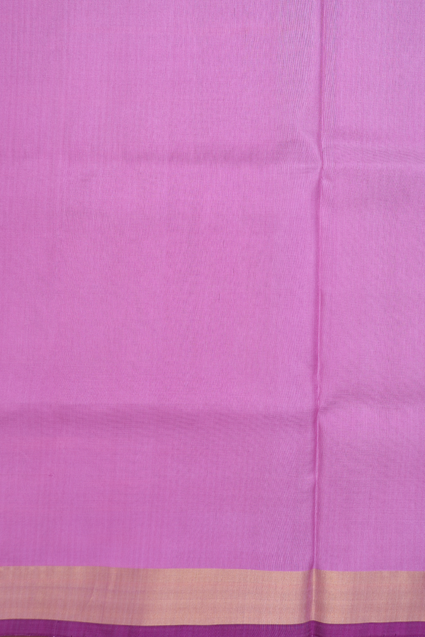 Uppada Silk Saree In Lilac Pink With Polka Buttis