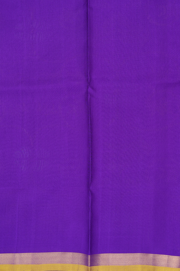 Uppada Silk Saree In Royal Purple With Leaf Buttas