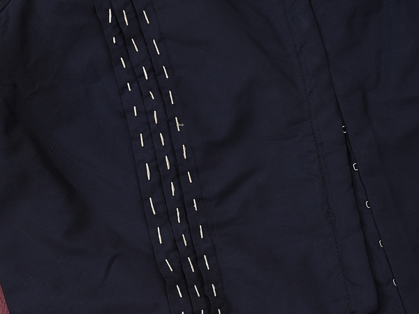 V-neck Plain Black Semi Silk Readymade Blouse