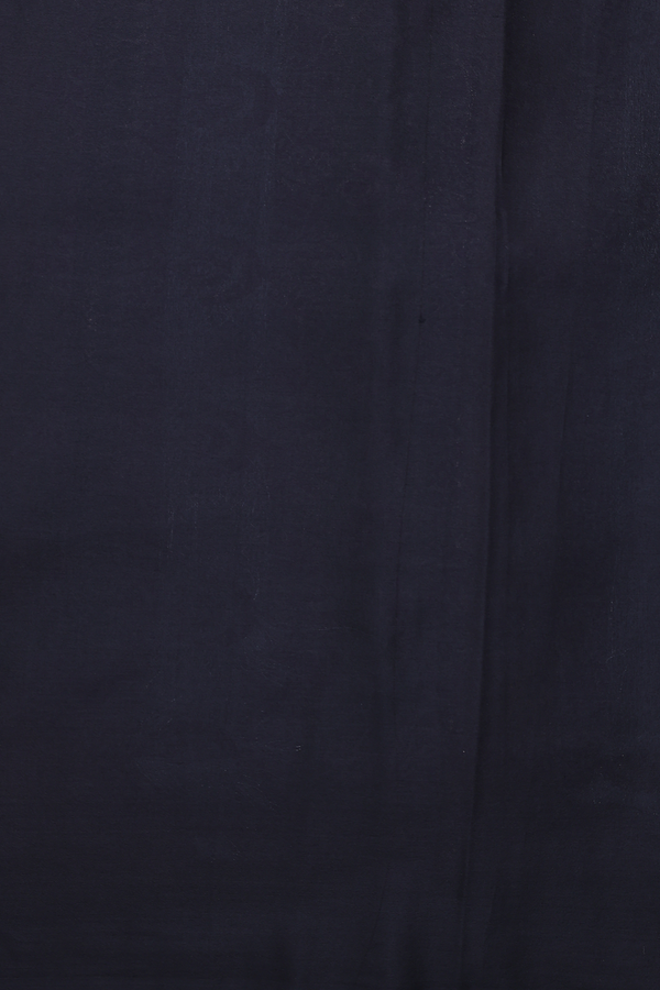 Banarasi Silk Saree In Black With Floral Design