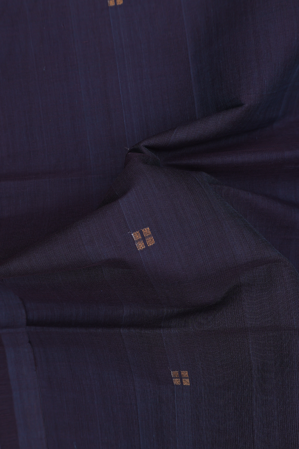 Venkatagiri Cotton Saree In Dual Tone With Zari Buttis