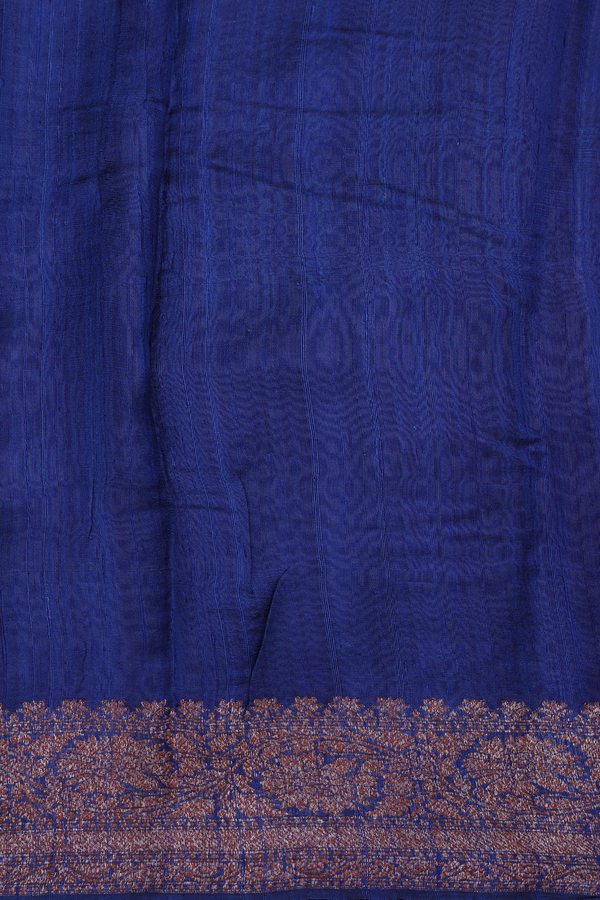 Tussar Banarasi Silk Saree In Teal Green With Allover Buttas