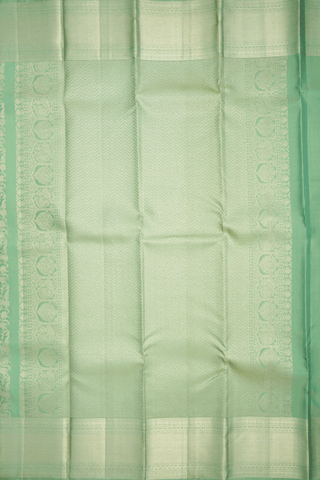 Vanasingaram Design Pastel Green Kanchipuram Silk Saree