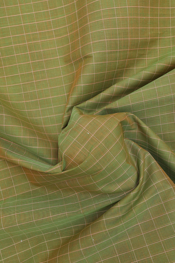 Venkatagiri Cotton Saree In Dual Tone With Checks Design