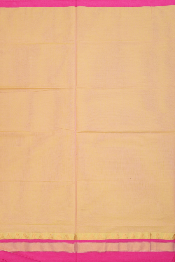 Venkatagiri Cotton Saree In Dual Tone With Contrast Border