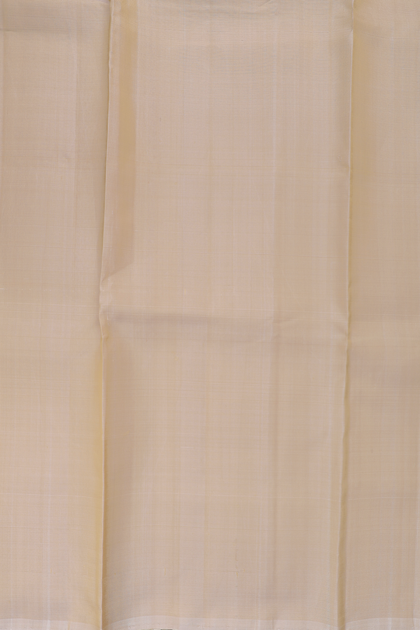 Zari Border Beige Silk Dhoti With Shirt Material