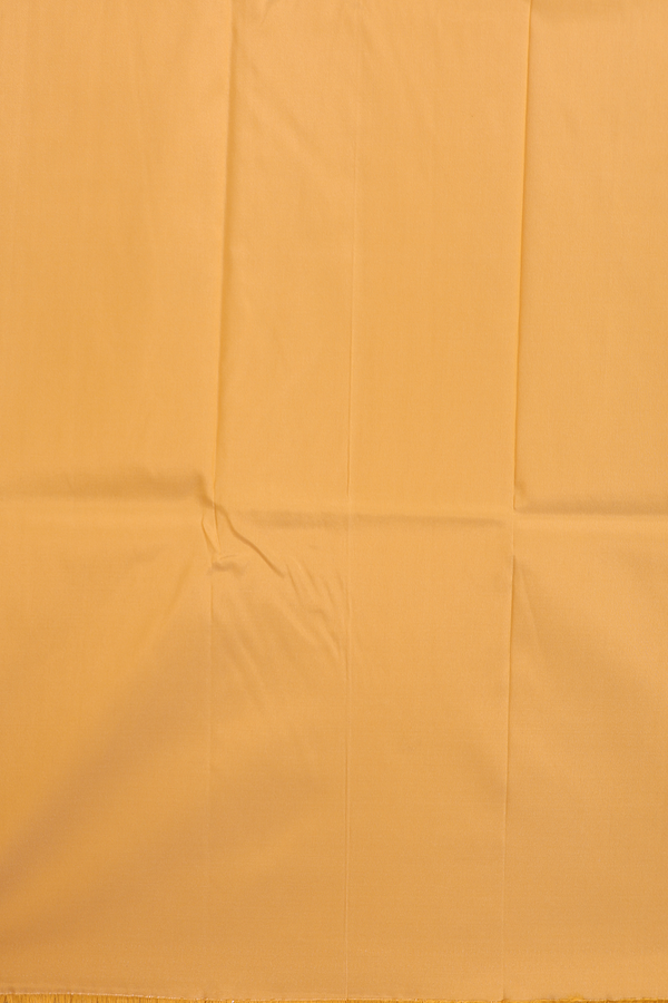Zari Border Brown Art Silk Dhoti With Shirt Material