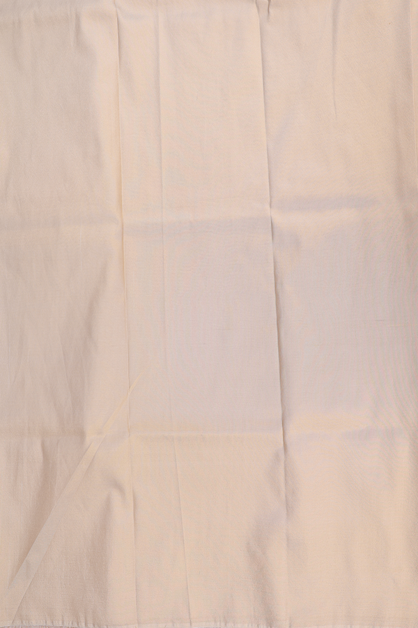 Zari Border Brown Tissue Art Silk Dhoti With Shirt Material