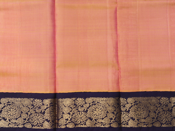 Zari Border Dual Tone Kanchipuram Silk Pavadai Sattai Material