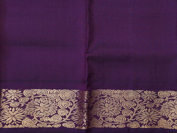 Zari Border Dual Tone Kanchipuram Silk Pavadai Sattai Material