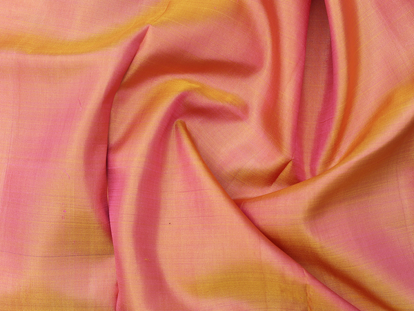 Zari Border Dual Tone Kanchipuram Silk Pavadai Sattai Material