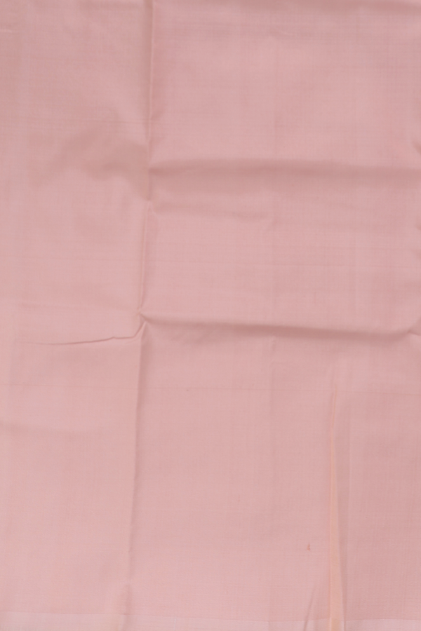 Zari Border Dusty Pink Silk Dhoti With Shirt Material