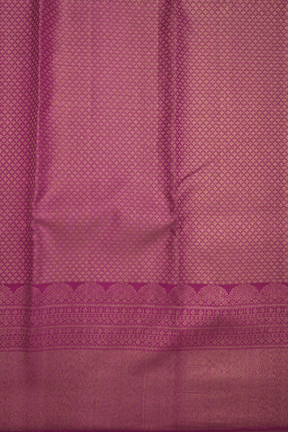 Zari Border In Brocade Berry Purple Kanchipuram Silk Saree