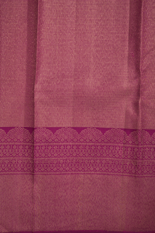 Zari Border In Brocade Berry Purple Kanchipuram Silk Saree