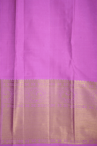 Zari Border In Brocade Lotus Pink Kanchipuram Silk Saree