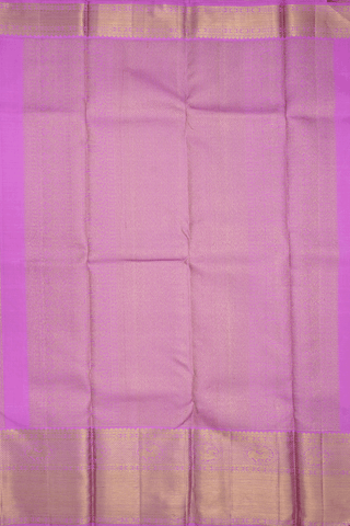 Zari Border In Brocade Lotus Pink Kanchipuram Silk Saree