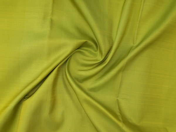 Zari Border Lime Green Kanchipuram Pavadai Sattai Material