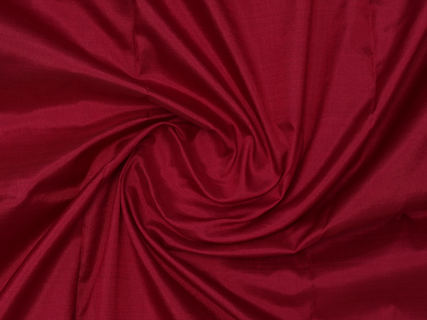 Zari Border Maroon Silk Dhoti For Deity