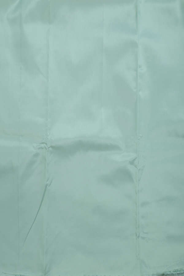 Zari Border Mint Green Art Silk Dhoti With Shirt Material