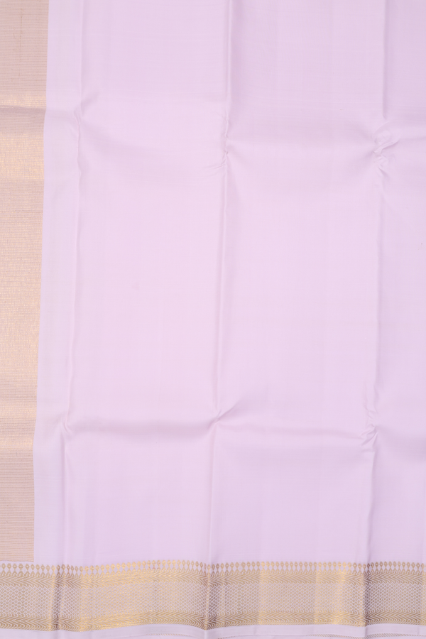 Zari Border Pastel Pink Silk Dhoti With Shirt Material