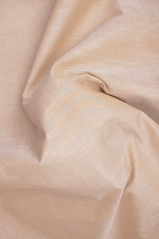 Zari Border Plain Beige Coimbatore Cotton Saree