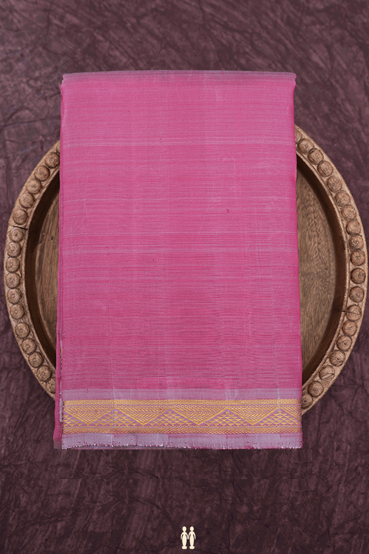 Zari Border Plain Dual Tone Kanchipuram Silk Saree