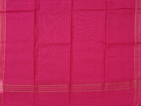 Zari Border Plain Pink Cotton Unstitched Salwar Material