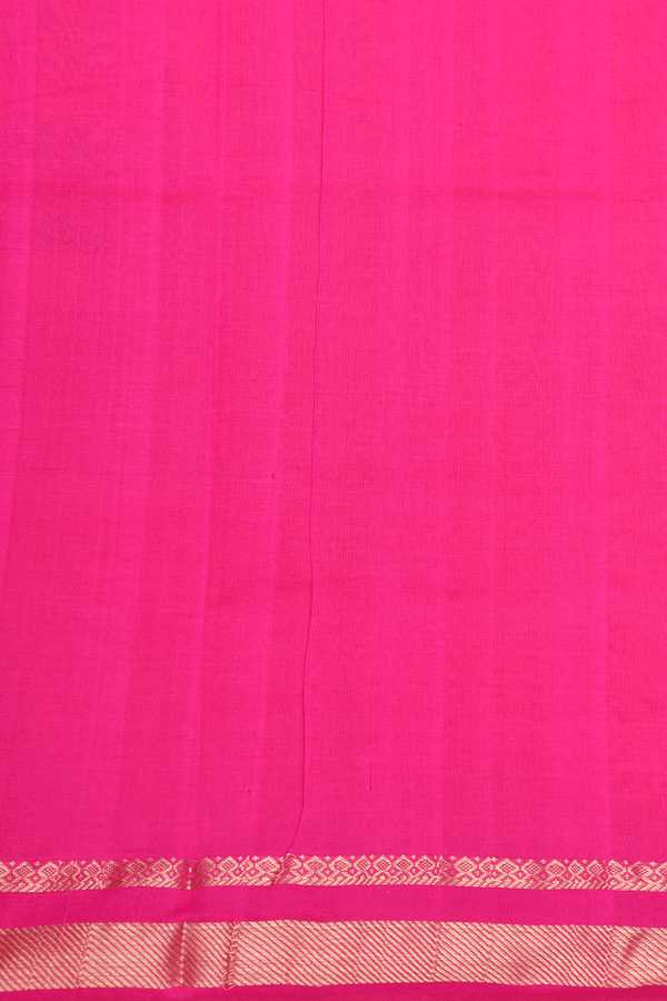 Zari Border Plain Soft Orange Traditional Silk Cotton Saree