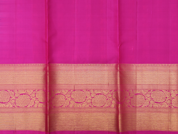 Zari Buttas Peacock Blue Kanchipuram Pavadai Sattai Material
