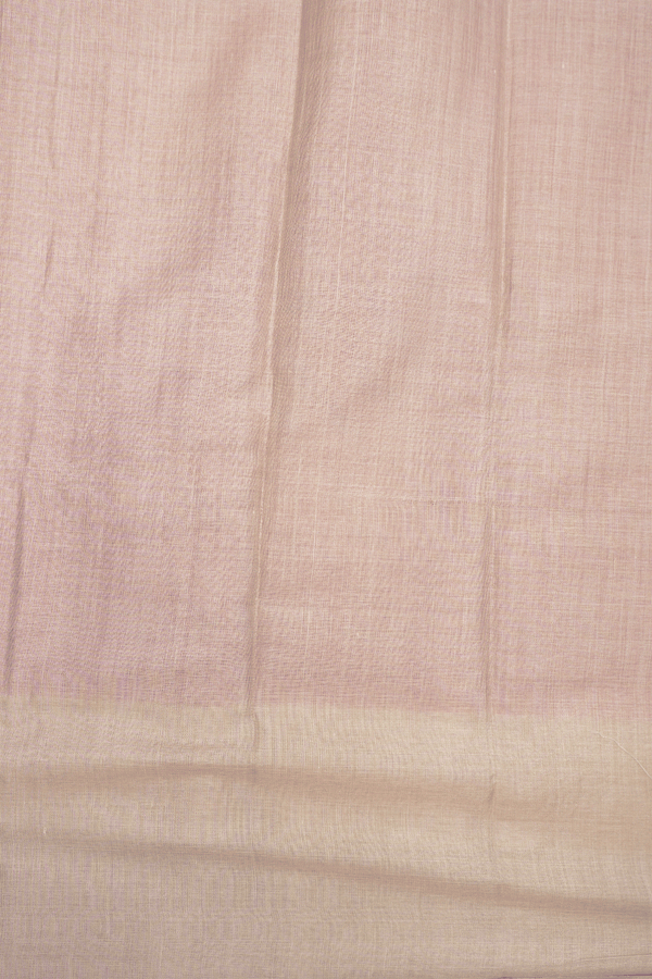 Zari Buttis Design Rouge Pink Tussar Silk Saree