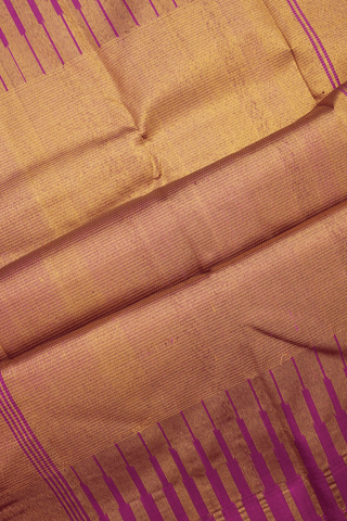 Zari Checked Design Grape Purple Kanchipuram Silk Saree