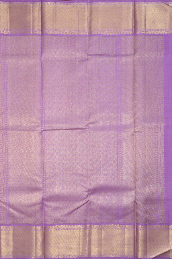 Zari Checked Design Ivory Kanchipuram Silk Saree