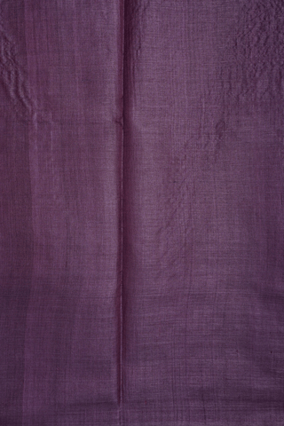 Zari Motifs Dusty Purple Tussar Silk Saree
