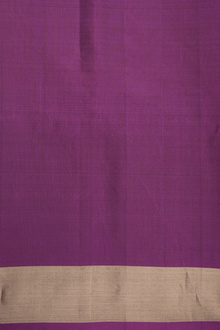 Zari Motifs Peacock Blue Soft Silk Saree