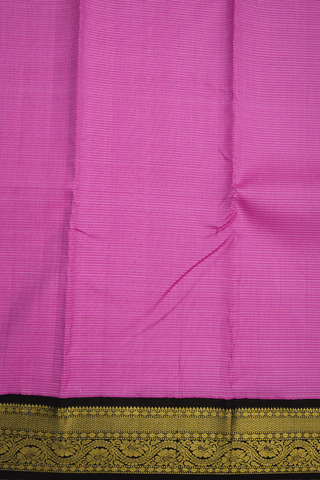 Zari Striped Design Pink Kanchipuram Silk Saree