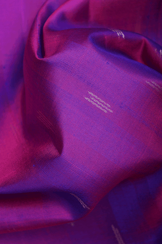 Zari Stripes Buttas Purple Rose Soft Silk Saree