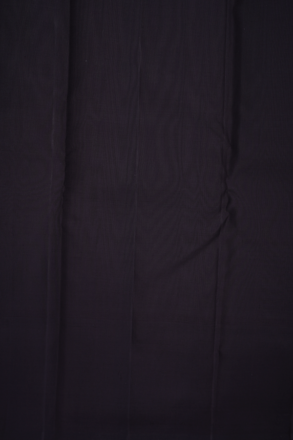 Zari Stripes Design Dark Oak Brown Kanchipuram Silk Saree