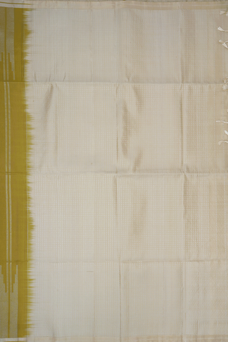 Zari Stripes Design Moss Green Soft Silk Saree