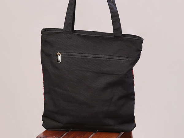 Threadwork Design Multicolor Cotton Hand Bag