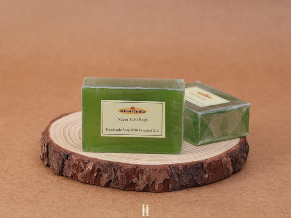 Neem And Tulsi Flavour Set Of 2 Handmade Soap